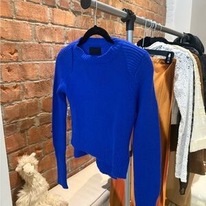 RtA Bold Cobalt Crewneck Sweater
